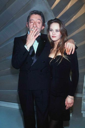 Vanessa Paradis avec Serge Gainsbourg en 1990