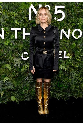 Diane Kruger lors de la soirée organisée par Chanel à New York le 10 décembre 2019. 