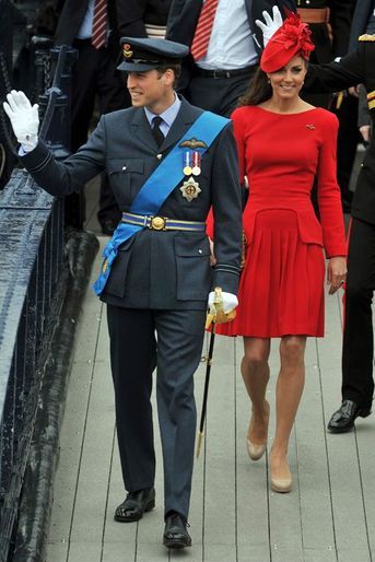La duchesse de Cambridge Kate avec le prince William, le 3 juin 2012