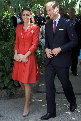 La duchesse de Cambridge Kate avec le prince William, le 8 juillet 2011