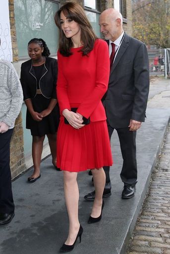 La duchesse de Cambridge Kate, le 15 décembre 2015