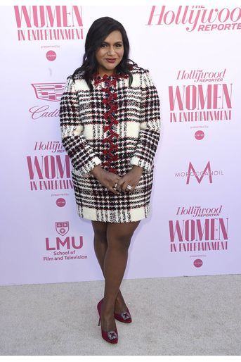 Mindy Kaling au gala «Hollywood Reporter's Women in Entertainment» à Los Angeles le 10 décembre 2019