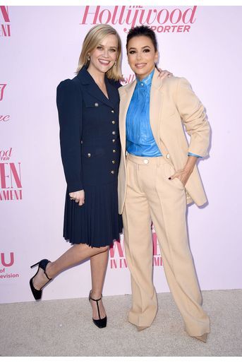 Reese Witherspoon et Eva Longoria au gala «Hollywood Reporter's Women in Entertainment» à Los Angeles le 10 décembre 2019