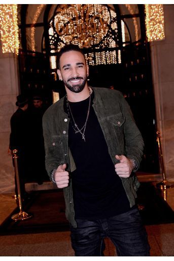 Adil Rami au Four Seasons Hotel George V à Paris le 7 décembre 2019
