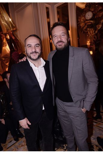 François-Xavier Demaison et Samuel Le Bihan au Four Seasons Hotel George V à Paris le 7 décembre 2019