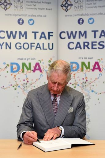 Le prince Charles à Merthyr Tydfil, le 15 décembre 2015