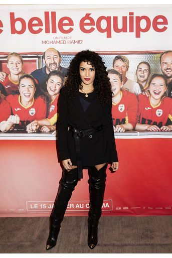 Sabrina Ouazani à l&#039;avant-première du film «Une belle équipe» à Paris le 3 décembre 2019