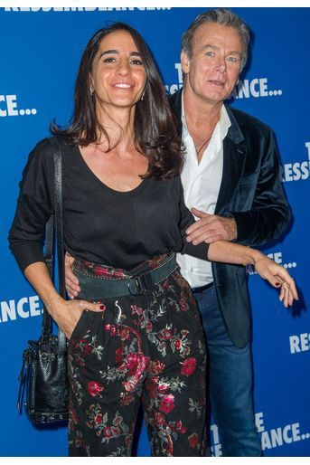 Franck Dubosc et Daniele Dubosc lors de l'avant-première du film "Toute ressemblance..." au cinéma UGC Ciné Cité Les Halles à Paris, le lundi 25 novembre 2019. 