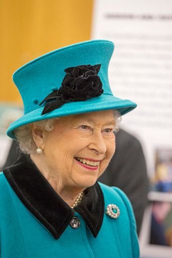 La reine Elizabeth II à l'église St Columba à Londres, le 3 décembre 2015