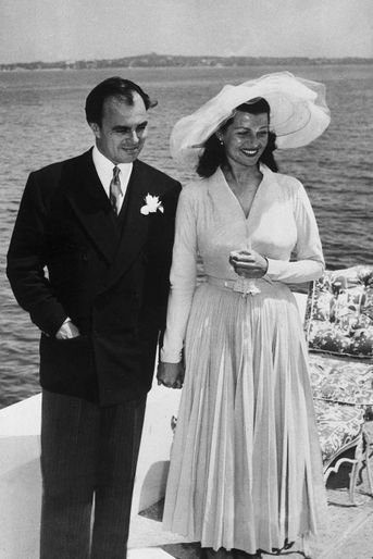 Le mariage de Rita Hayworth et du prince Ali Aga Khan, le 27 mai 1949