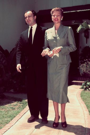 Rita Hayworth et le prince Ali Aga Khan, le 19 août 1952