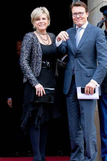 La princesse Laurentien et le prince Constantijn des Pays-Bas à Amsterdam, le 2 décembre 2015
