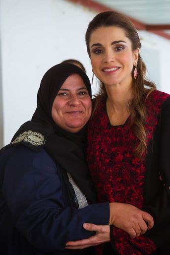 La reine Rania de Jordanie à Allan, le 2 décembre 2015