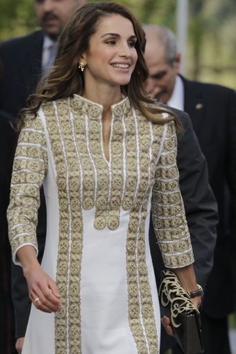 La reine Rania de Jordanie, le 25 mai 2012