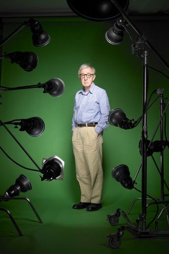 Woody Allen pose pour Paris Match, juin 2012