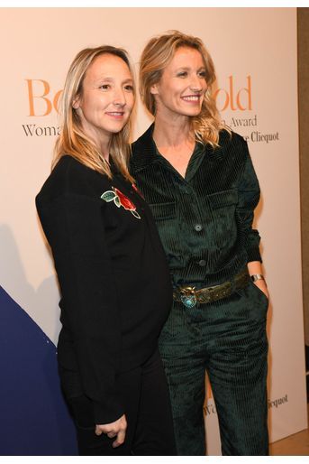 Audrey Lamy enceinte et Alexandra Lamy lors des Bold Woman Awards à Paris le jeudi 14 novembre 2019. 