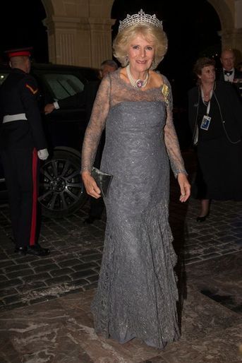 La duchesse de Cornouailles Camilla à Attard sur l&#039;île de Malte, le 27 novembre 2015