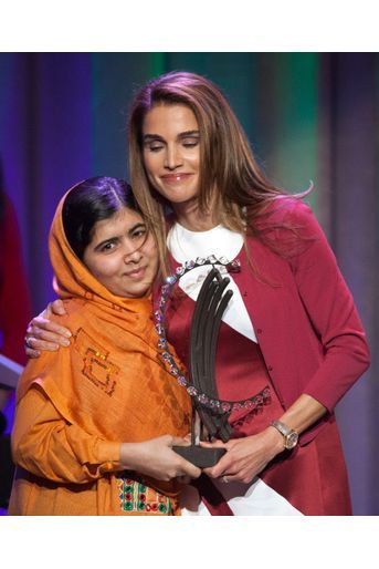 La petite Malala et Rania de Jordanie