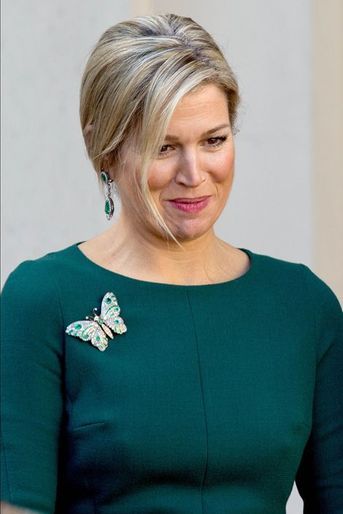 La reine Maxima des Pays-Bas, le 24 mars 2014