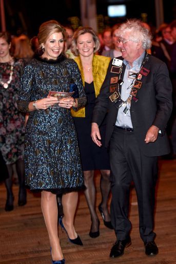 La reine Maxima des Pays-Bas à Amsterdam, le 27 novembre 2017