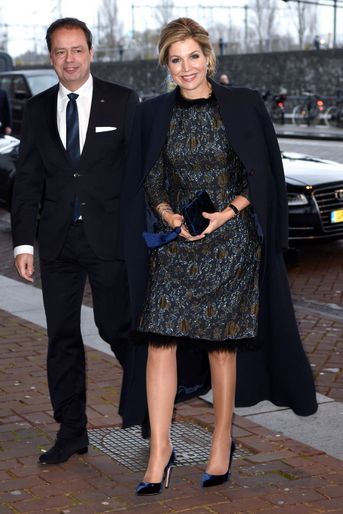La reine Maxima des Pays-Bas le 27 novembre 2017 à Amsterdam