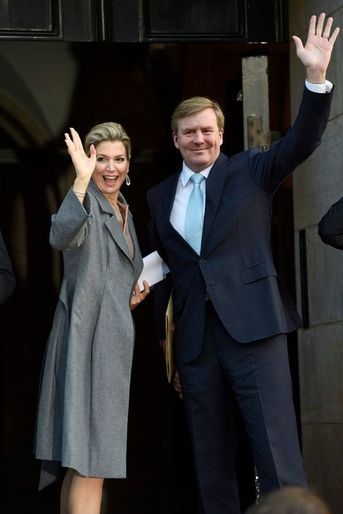 La reine Maxima et le roi Willem-Alexander des Pays-Bas à Amsterdam, le 25 novembre 2015