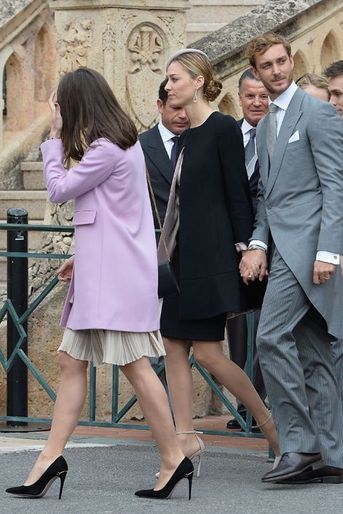 Charlotte, Beatrice et Pierre Casiraghi à Monaco, le 19 novembre 2015