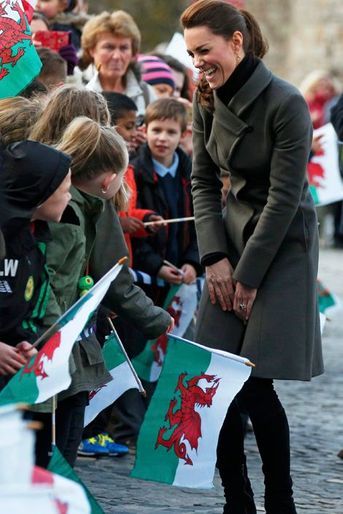La duchesse de Cambridge Kate à Caernarfon, le 20 novembre 2015