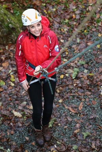 La duchesse de Cambridge Kate à Capel Curig en Galles du Nord, le 20 novembre 2015