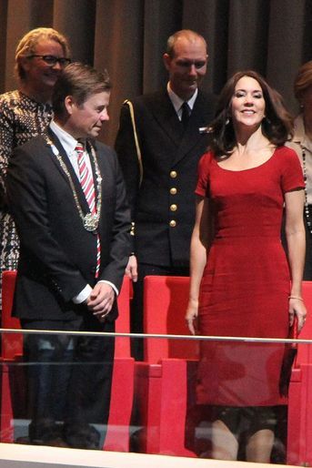 La princesse Mary de Danemark à Aalborg, le 19 novembre 2015