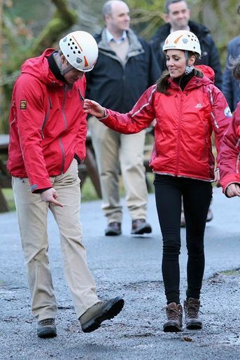 Le prince William et la duchesse de Cambridge Kate à Capel Curig en Galles du Nord, le 20 novembre 2015