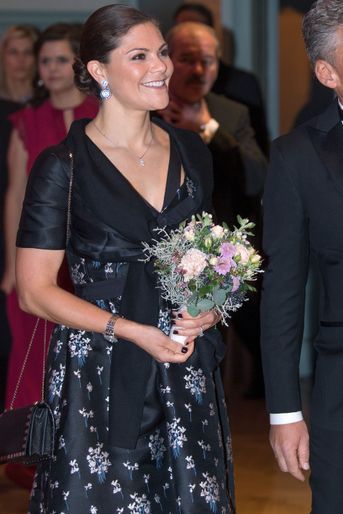 La princesse Victoria de Suède à Leipzig, le 23 novembre 2017