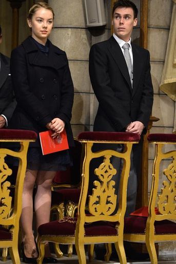 La princesse Alexandra de Hanovre et son cousin Louis Ducruet à Monaco, le 19 novembre 2015