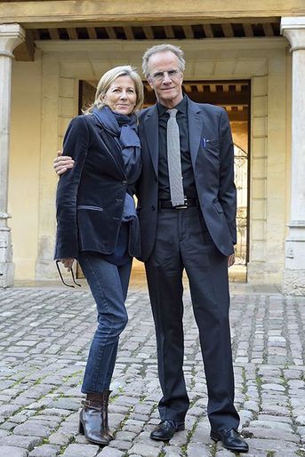 Claire Chazal et Christophe Lambert le 15 novembre 2015