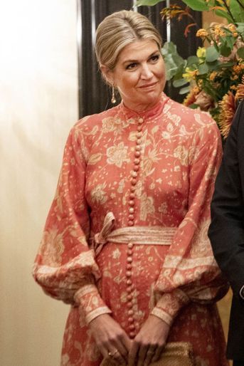La reine Maxima des Pays-Bas en Inde, le 16 octobre 2019
