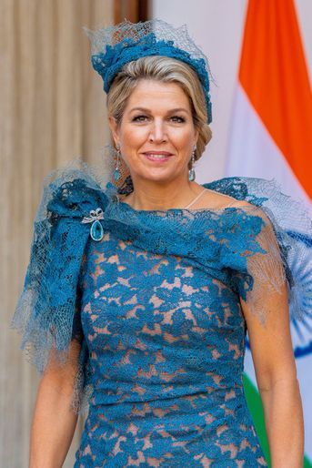 La reine Maxima des Pays-Bas en Inde, le 14 octobre 2019