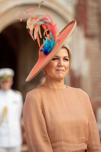 La reine Maxima des Pays-Bas en Inde, le 15 octobre 2019