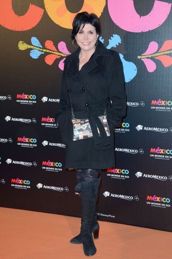 Liane Foly à l'avant-première de "Coco" au Grand Rex à Paris, le 14 novembre 2017.