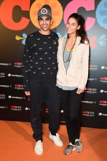 Christophe Licata et Tatiana Silva à l'avant-première de "Coco" au Grand Rex à Paris, le 14 novembre 2017.