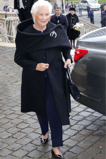 L&#039;ancienne reine des Belges Paola à Bruxelles, le 15 novembre 2017