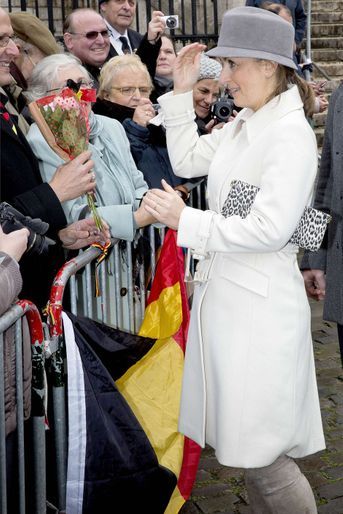 La princesse Claire de Belgique à Bruxelles, le 15 novembre 2017