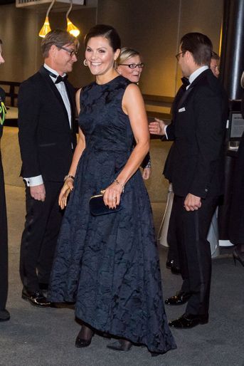 La princesse Victoria de Suède et son mari le prince consort Daniel à Stockholm, le 14 novembre 2017