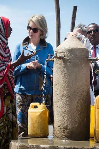 La reine Mathilde de Belgique en Ethiopie, le 10 novembre 2015