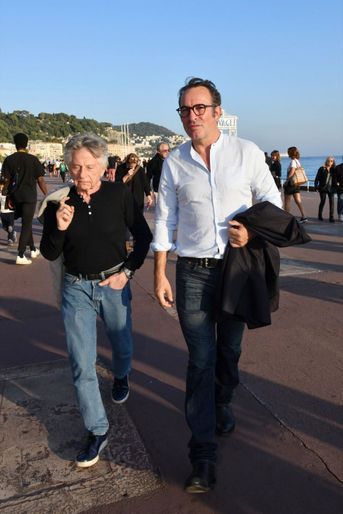  Roman Polanski et Jean Dujardin.