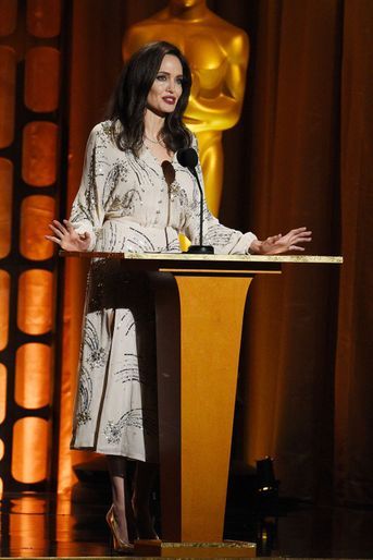 Angelina Jolie aux Governors Awards à Los Angeles, samedi 11 novembre