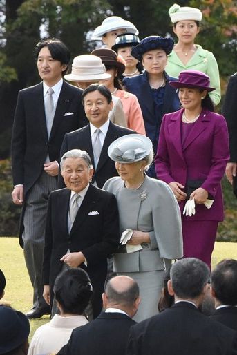 La famille impériale à Tokyo, le 12 novembre 2015