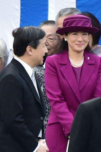 La princesse Masako et le prince Naruhito du Japon à Tokyo, le 12 novembre 2015