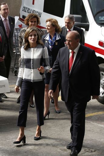 La reine Letizia d'Espagne à Mexico, le 13 novembre 2017