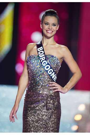 Marine Lorphelin lors de l&#039;élection de Miss France 2013 à Limoges le 8 décembre 2012