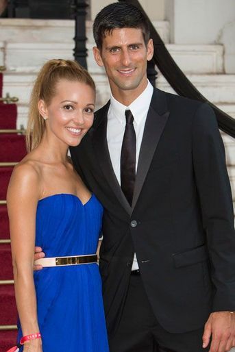 Novak Djokovic et sa compagne